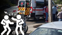 Conductor golpea a joven motociclista y le roba celular, en fraccionamiento Bella Vista
