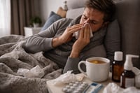 ¿Drama o biología? La razón por la que algunos hombres parecen sufrir más con la gripe