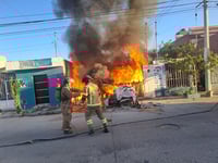 Atienden bomberos incendio en vivienda del Fidel Velázquez