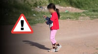Niña de seis años caminaba sola en una colonia de Durango