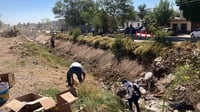 Arranca limpieza de canal Santa Rosa