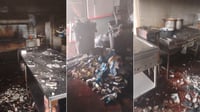 Incendio en restaurante de Lomas del Parque moviliza a bomberos de Durango