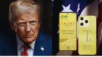 T1 Phone: Así es el nuevo celular dorado de Donald Trump en EU, ¿cuánto cuesta?