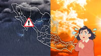 ¡Alerta! México con clima extremo este fin: Lluvias con granizo y temperaturas de 45 grados
