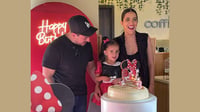 María Emilia celebra sus tres años de vida