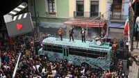 U2 graba video en las calles de la Ciudad de México