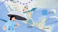 Onda tropical se acerca a México: estos estados esperan fuertes lluvias esta semana
