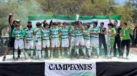 Duranguense Noé Rodríguez reportará con Santos Laguna tras coronarse campeón con la Sub-13
