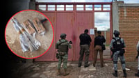 Armas largas, cartuchos y un vehículo, lo decomisado en vivienda de Las Huertas, en Durango