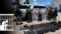 Vinculan a detenido con arsenal en periférico de Durango, tras enfrentamiento en Praxedis