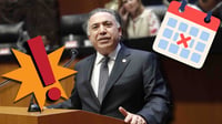 Enrique Inzuza acumula 50 faltas en el Senado tras acusaciones de EU; dice que seguirá hasta 2030