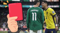¿Por qué Piero Hincapié fue expulsado en el partido México vs Ecuador por taparse la boca?