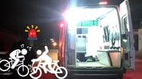 Choque de bicicletas deja a una mujer lesionada en Jardines de Cancún