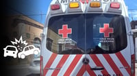 Choque en Barrio de Analco termina con adulto mayor lesionado