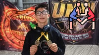 El luchador duranguense Chino Ramírez conquista dos oros con remontada en torneo jalisciense