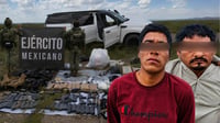 Par de sujetos detenidos con arsenal y droga en Durango, son enviados a Cefereso de Coahuila