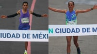 Cristhian Pacheco y Alemtsehay Asefa se coronan como campeones del Maratón de la CDMX 2026