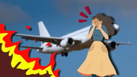 Captan momento exacto en que se incendia un avión en pleno vuelo de Oaxaca a CDMX | VIDEO