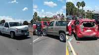 Carambola en puente de La Normal deja varios lesionados y caos vial