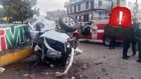 Volcadura en El Salto deja a adulto mayor gravemente lesionado