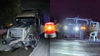 Tráiler choca contra retén militar en carretera de Durango; elemento sufre amputación de una pierna