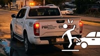 Hombre intenta evadir orden de aprehensión y casi atropella a agente de la Fiscalía en Durango