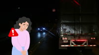 Mujer es abandonada por sus acompañantes en carretera de Nombre de Dios
