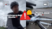 'Lo que se vive en Mazatlán': Ciclista capta momento exacto de una balacera en carretera | VIDEO