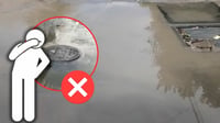 Advierten sobre contacto con aguas negras; reconocen presencia en calles de Durango