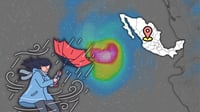 ¿Qué estados tendrán lluvias torrenciales HOY martes 13 de octubre por el huracán ‘Simón’?