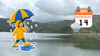 ¿Lluvias muy fuertes en Durango HOY miércoles 14 de octubre? Así será el clima, según el SMN