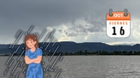 Durango con lluvias fuertes y temperaturas más bajas HOY viernes 16 de octubre | Pronóstico