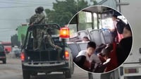 Ataque armado contra camión con estudiantes en Escuinapa, Sinaloa, deja a chofer lesionado