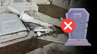 Espacios del Panteón de Oriente, en evidente deterioro