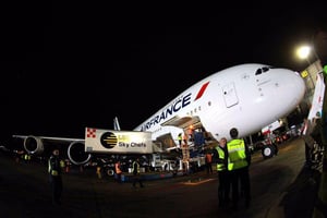 Avión comercial más grande del mundo llega a México
