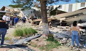 Se desploma techo de iglesia en Ciudad Madero, Tamaulipas