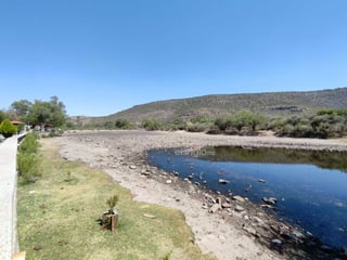 La sequía ha provocado que las presas y ríos del municipio, se encuentren a esta fecha, prácticamente vacíos, tal es el caso del río Tunal, en El Pueblito