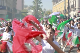 Así se vivió el desfile cívico militar por el 114 Aniversario de la Revolución Mexicana