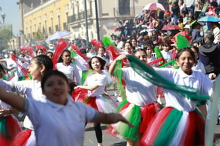 Así se vivió el desfile cívico militar por el 114 Aniversario de la Revolución Mexicana