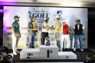 Clausura y premiación del Torneo de Golf del Campestre de Durango