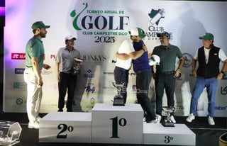 Clausura y premiación del Torneo de Golf del Campestre de Durango