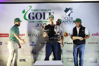 Clausura y premiación del Torneo de Golf del Campestre de Durango