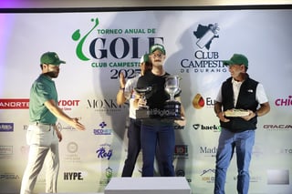 Clausura y premiación del Torneo de Golf del Campestre de Durango