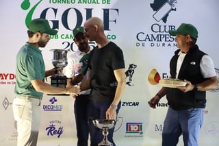 Clausura y premiación del Torneo de Golf del Campestre de Durango