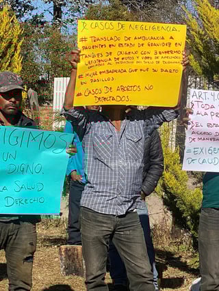 Los habitantes aseguran que solo demandan la mejora en la atención de salud
