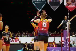 Con 12 puntos, Fernanda Bañuelos se alzó como la MVP del triunfo duranguense, que ya suma 16 sets ganados consecutivamente.