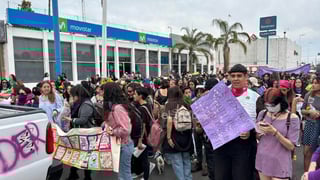 Marcha por el Día de la Mujer en Durango