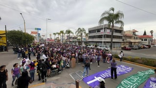 Marcha por el Día de la Mujer en Durango