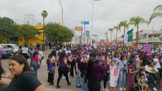 Marcha por el Día de la Mujer en Durango