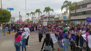 Marcha por el Día de la Mujer en Durango